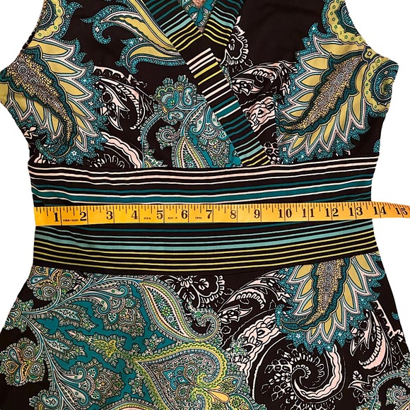 RABBIT RABBIT RABBIT DESIGNS PAISLEY DRESS  SZ 8 - Picture 13 of 16